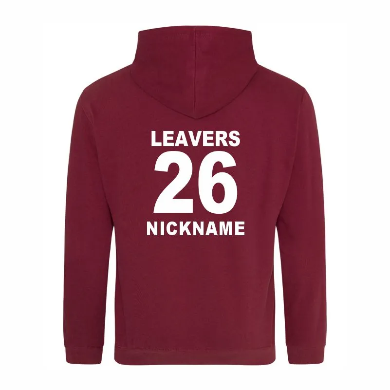 Nyewood Infants Maroon Hoodie Back.webp
