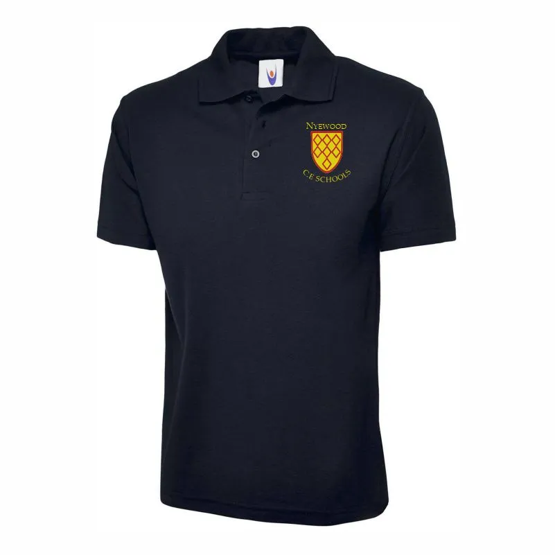Nyewood Infants Navy Polo Front.webp