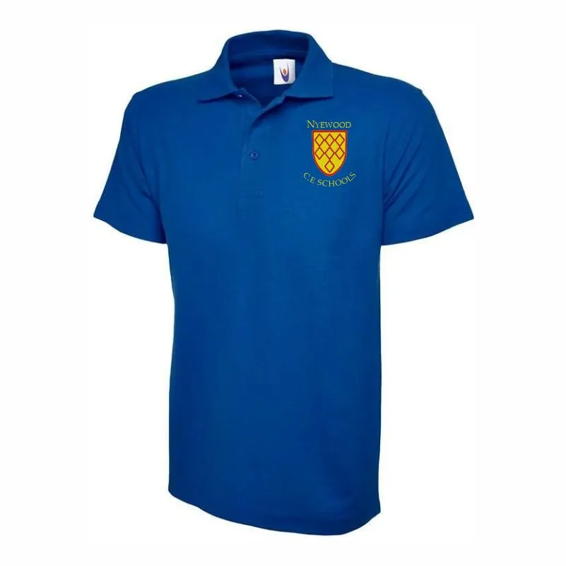 Nyewood Infants Royal Polo Front.webp