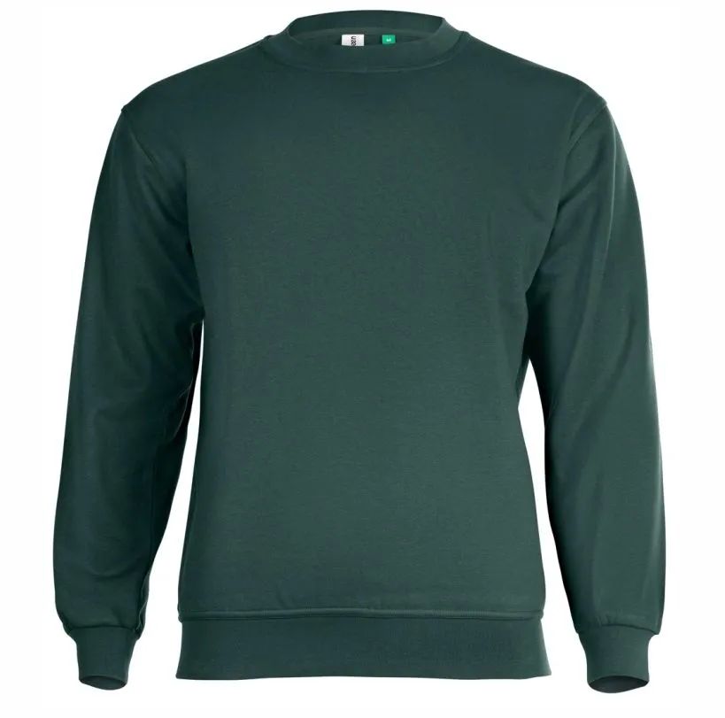 GR21 Eco Sweatshirt Bottle Green.webp
