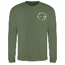 Potters Sweatshirt Front Earthy Green.webp