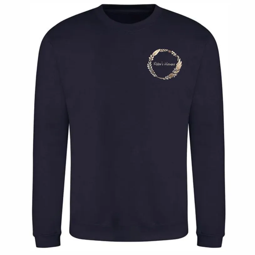Potters Sweatshirt Front Navy.webp