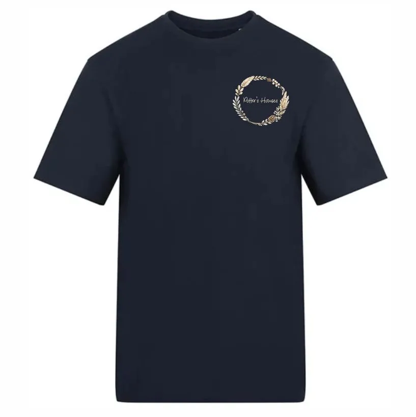 Potters T Shirt Front Navy.webp