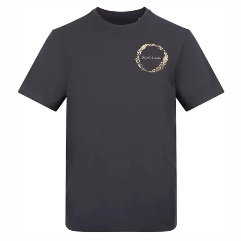 Potters T Shirt Front Charcoal.webp