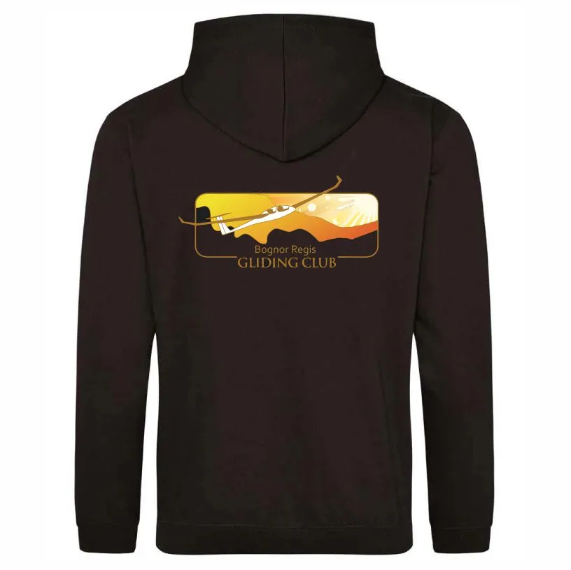 Gliding Club Hoodie Black Back.webp