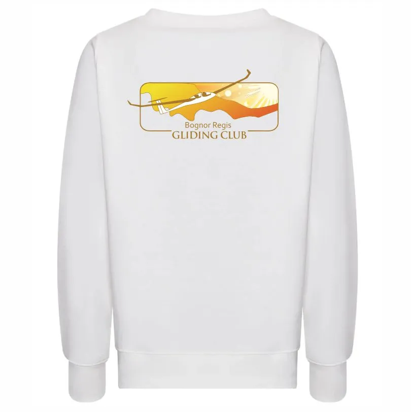 Gliding Club Sweatshirt White Back.webp