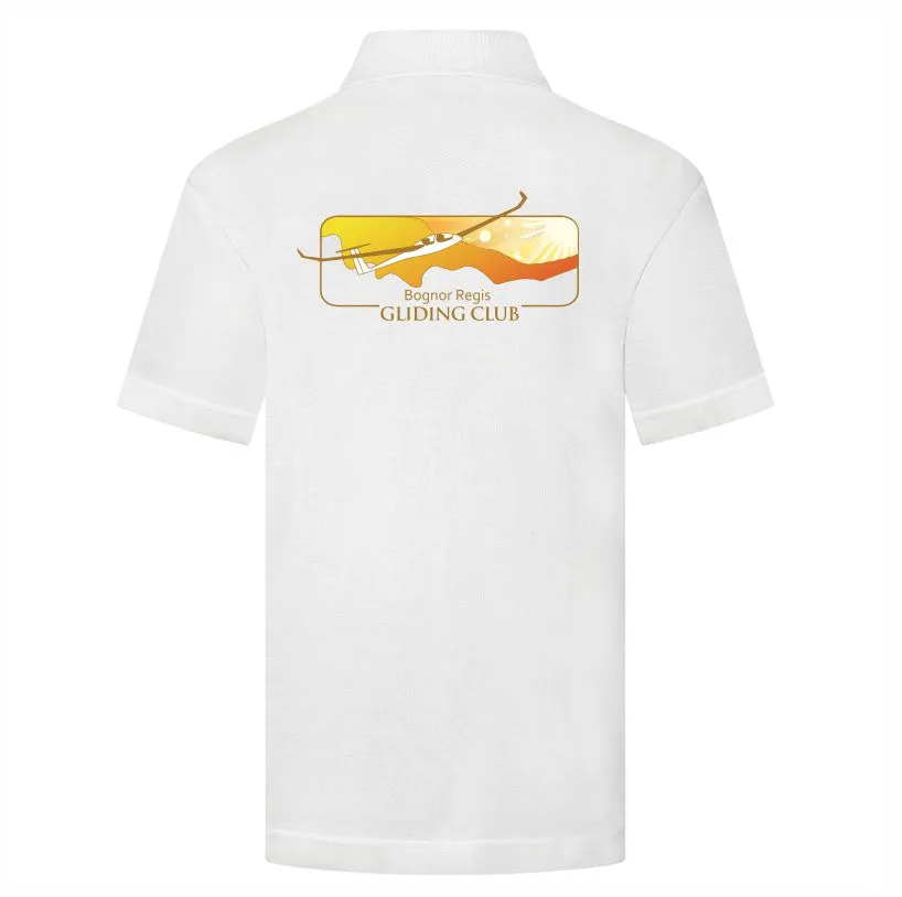 Gliding Club Polo White Back.webp