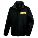 Gliding Club Softshell Jacket Black Front.webp