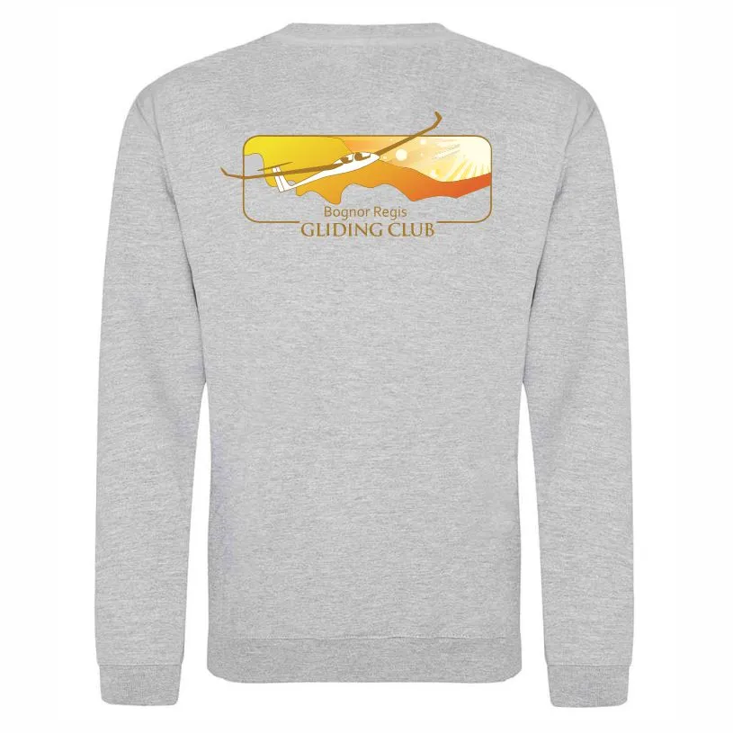 Gliding Club Sweatshirt Grey Back.webp