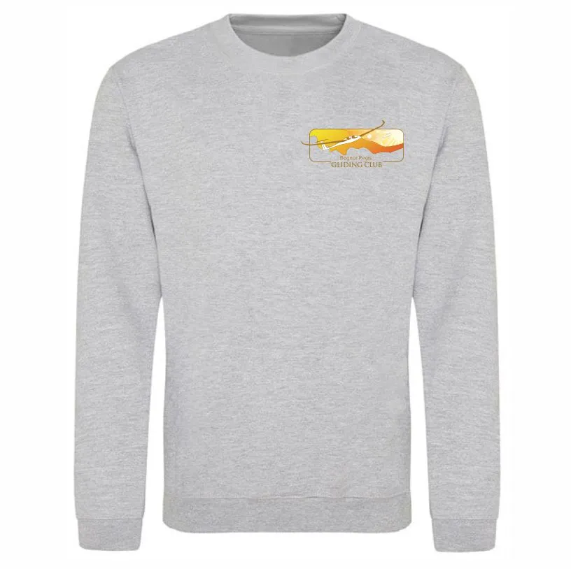 Gliding Club Sweatshirt Grey Front.webp