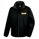 Gliding Club Softshell Jacket Black Front.webp