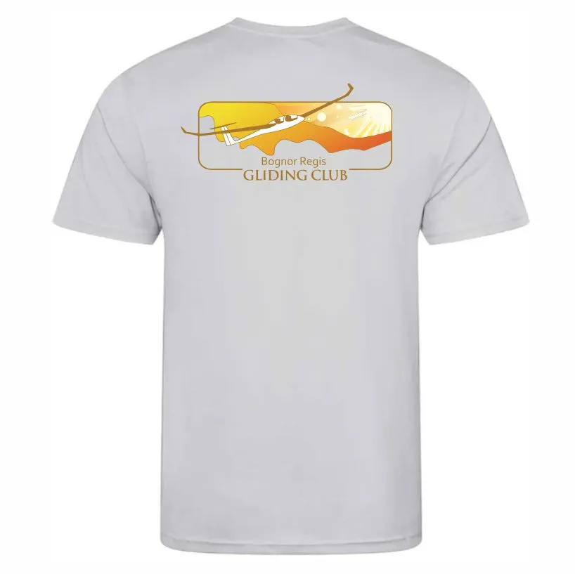 Gliding Club Poly Tee Grey Back.webp