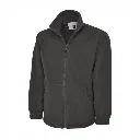 GR61 Uneek Eco Full Zip Fleece Jacket Charcoal.webp
