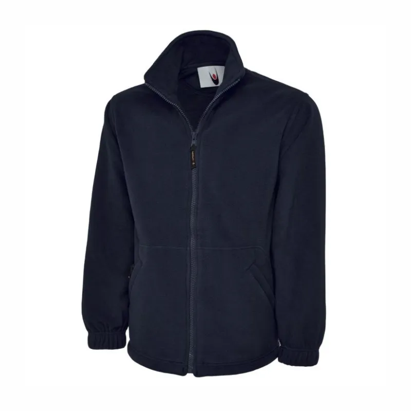 GR61 Uneek Eco Full Zip Fleece Jacket Navy.webp