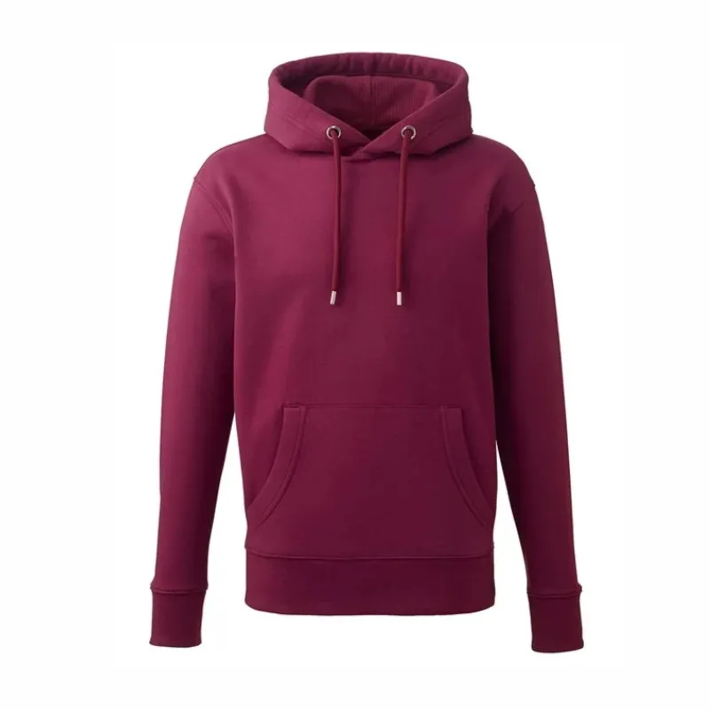 AM001 Men's Anthem Hoodie Burgundy.webp