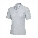 UC106 Uneek Ladies Classic Polo Shirt Heather Grey.webp