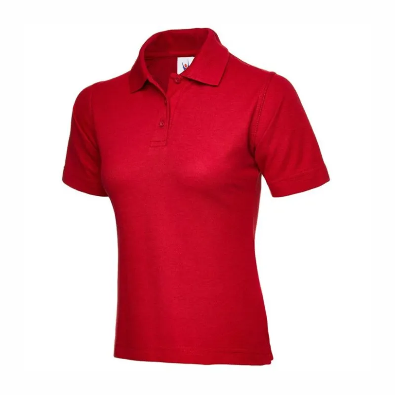 UC106 Uneek Ladies Classic Polo Shirt Red.webp