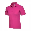 UC106 Uneek Ladies Classic Polo Shirt Hot Pink.webp