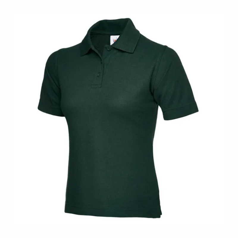 UC106 Uneek Ladies Classic Polo Shirt Bottle Green.webp