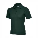 UC106 Uneek Ladies Classic Polo Shirt Bottle Green.webp