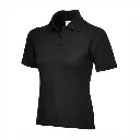 UC106 Uneek Ladies Classic Polo Shirt Black.webp