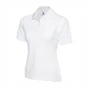 UC106 Uneek Ladies Classic Polo Shirt White.webp