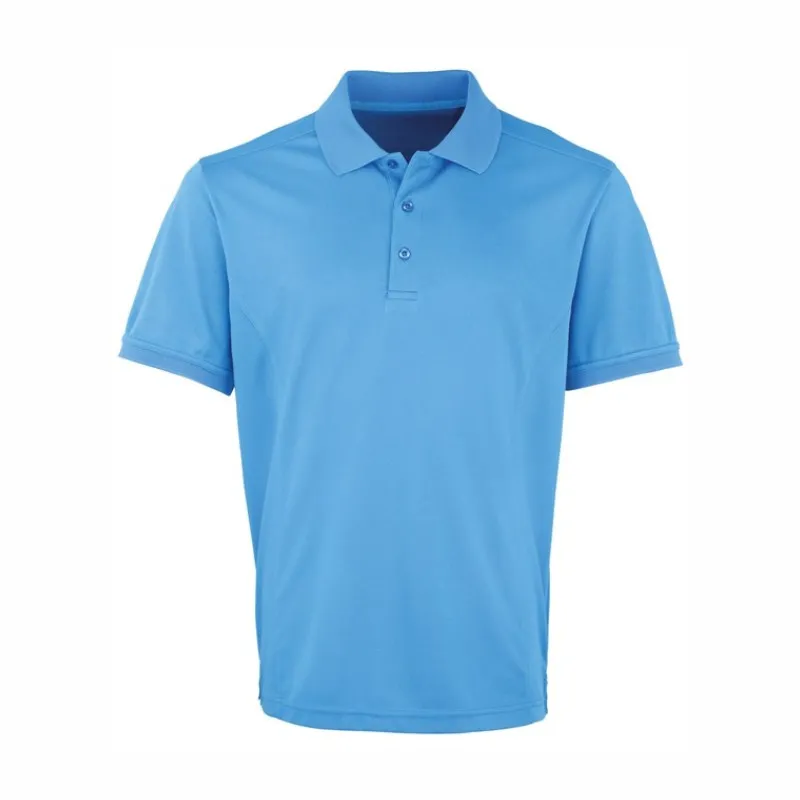 PR615 Premier Coolchecker Pique Polo Shirt Sapphire.webp