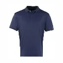PR615 Premier Coolchecker Pique Polo Shirt Navy.webp