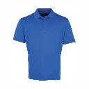 PR615 Premier Coolchecker Pique Polo Shirt Royal.webp