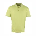 PR615 Premier Coolchecker Pique Polo Shirt Lime.webp