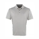 PR615 Premier Coolchecker Pique Polo Shirt Silver.webp