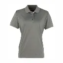 PR616 Premier Women's Coolchecker Pique Polo Shirt Dark Grey.webp