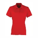 PR616 Premier Women's Coolchecker Pique Polo Shirt Red.webp