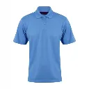 HB475 Henbury Coolplus Polo Shirt Mid Blue.webp