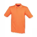 HB475 Henbury Coolplus Polo Shirt Bright Orange.webp