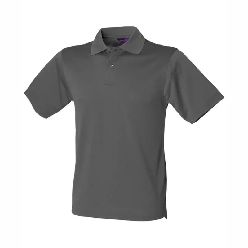 HB475 Henbury Coolplus Polo Shirt Bright Charcoal.webp