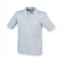 HB475 Henbury Coolplus Polo Shirt Silver Grey.webp