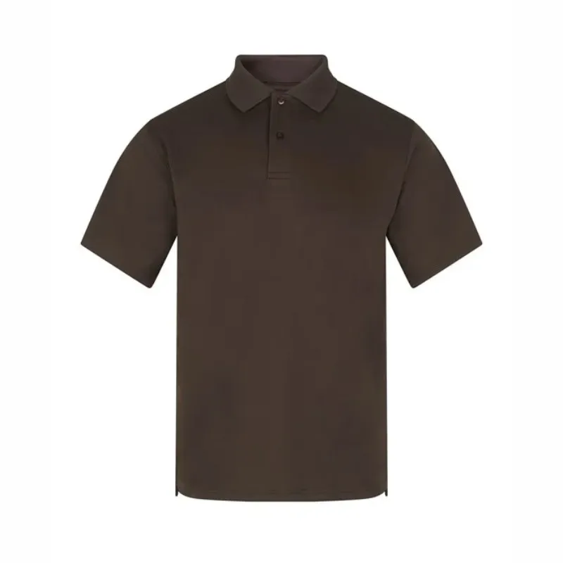 HB475 Henbury Coolplus Polo Shirt Chocolate.webp