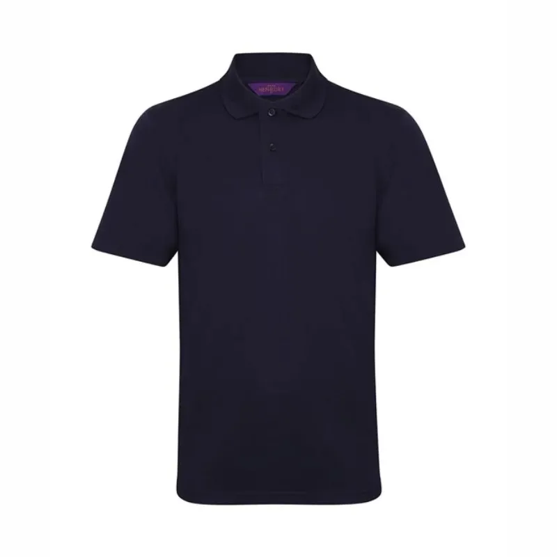 HB475 Henbury Coolplus Polo Shirt Oxford Navy.webp