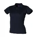 HB476 Henbury Women's Coolplus Polo Shirt Navy.webp