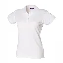 HB476 Henbury Women's Coolplus Polo Shirt White.webp