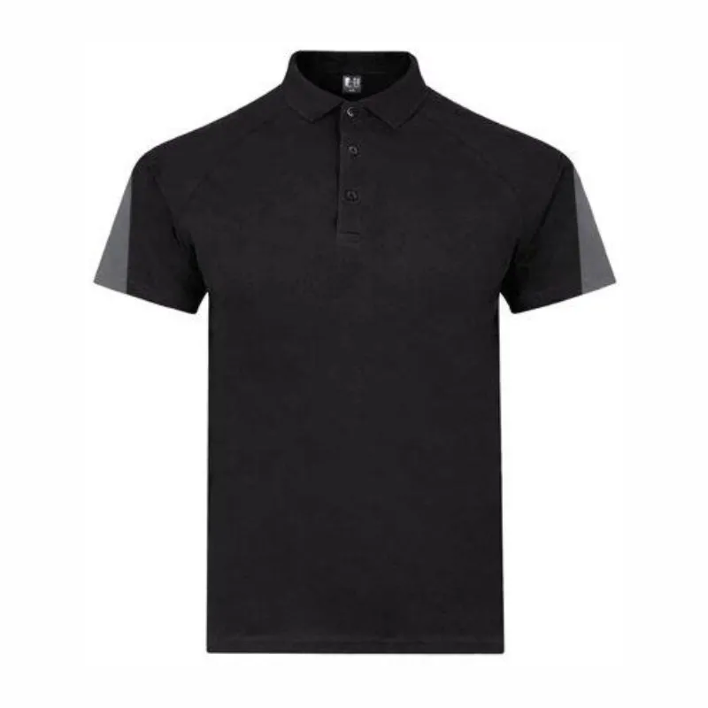LV291 Finden Hales Team Polo Shirt Black Gunmetal.webp