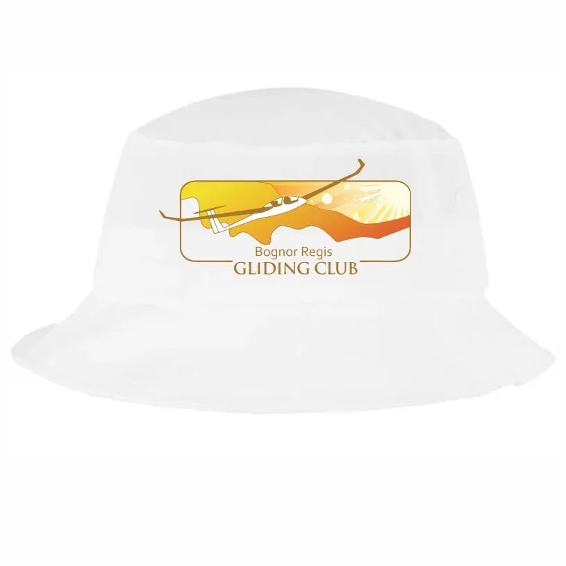 Gliding White Bucket Hat.webp