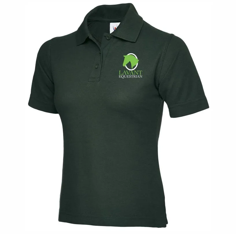 Lavant Ladies Polo Green Front.webp