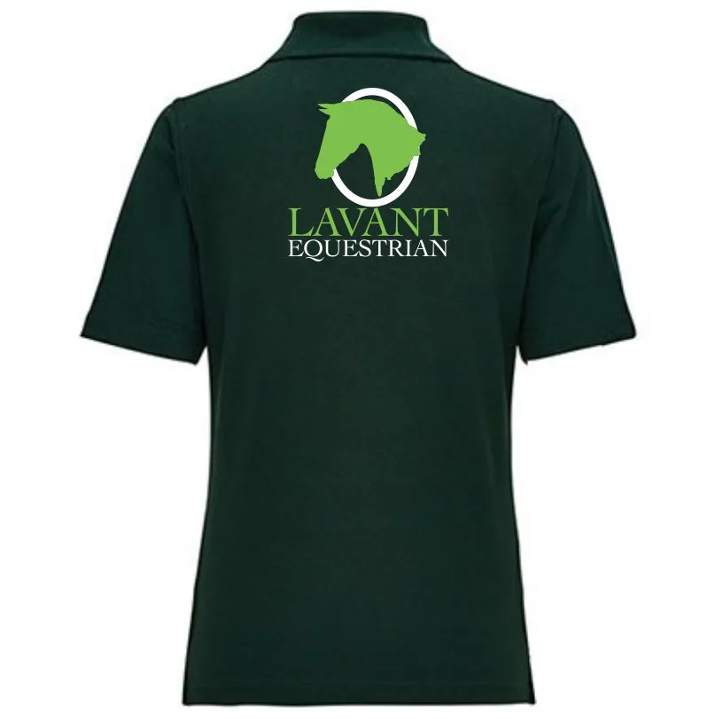 Lavant Ladies Polo Green Back.webp