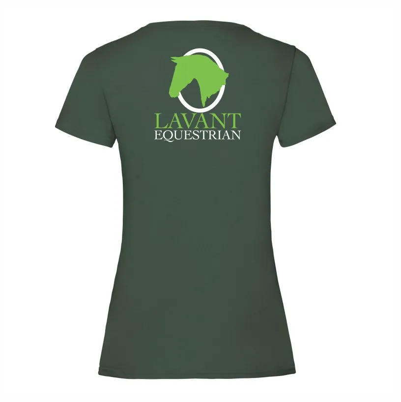 Lavant Ladies T Shirt Bottle Green Back.webp