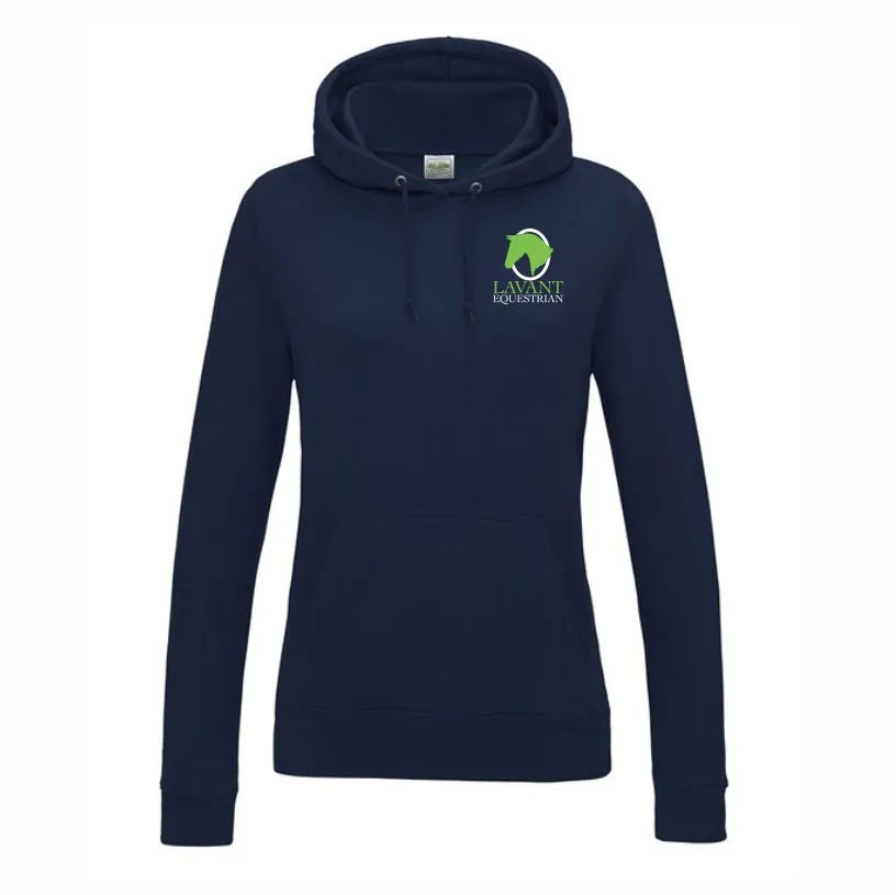 Lavant Ladies Navy Hoodie Front.webp