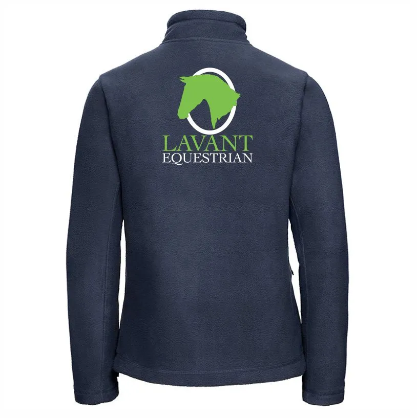 Lavant Ladies Fleece Navy Back.webp