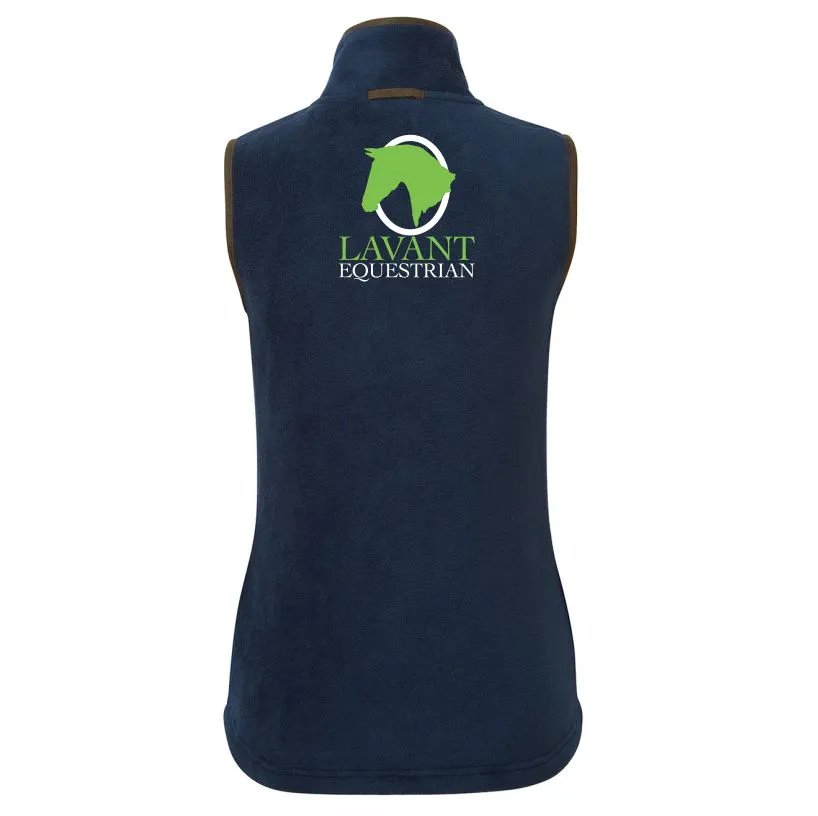 Lavant Ladies Artisan Gilet Navy Back.webp