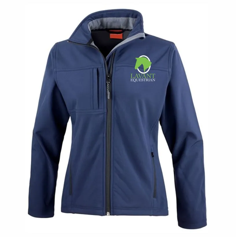 Lavant Ladies Softshell Jacket Navy Front.webp
